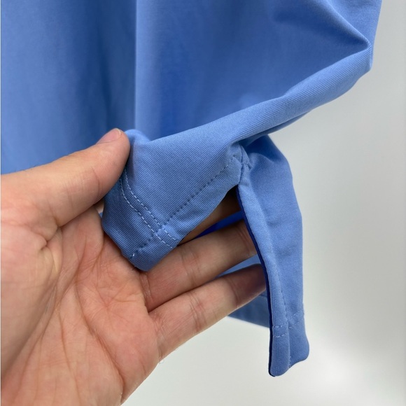 Greyson athletic sports preppy blue polo golf short sleeve tee T-shirt sz small - Picture 4 of 12